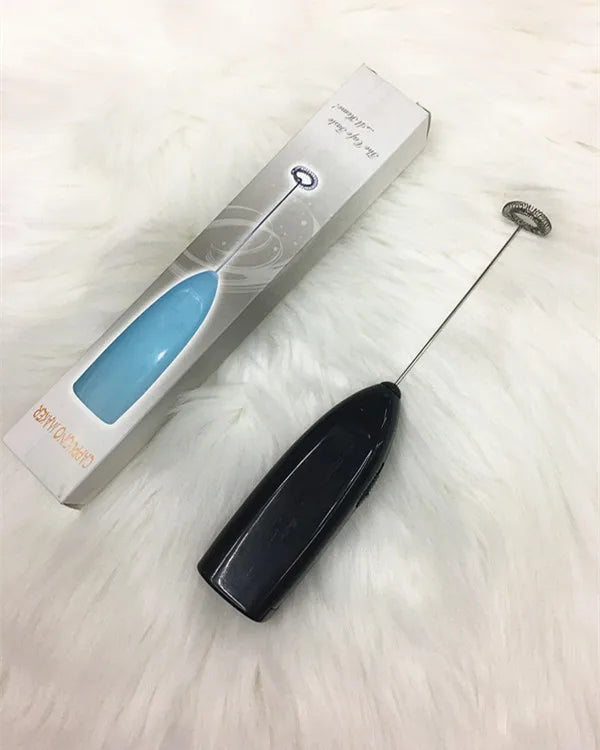 Kitchen Gadget Electric Handle Egg Beater Milk Stirrer Frother Foamer Coffee Whisk Mixer DIY Facial Mask Treater Juice Stirrer
