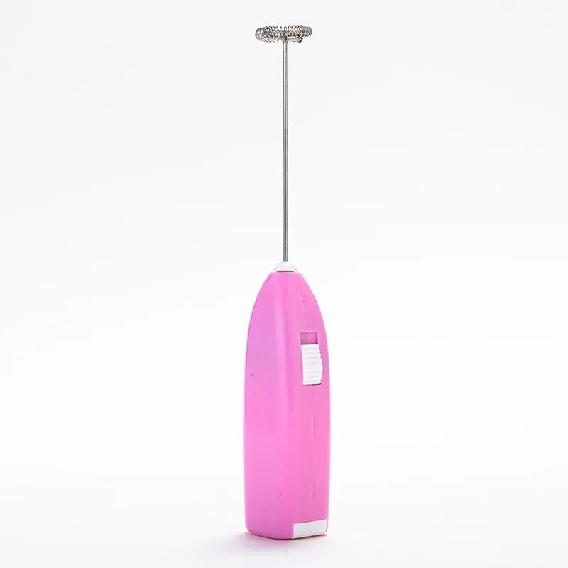 Kitchen Gadget Electric Handle Egg Beater Milk Stirrer Frother Foamer Coffee Whisk Mixer DIY Facial Mask Treater Juice Stirrer