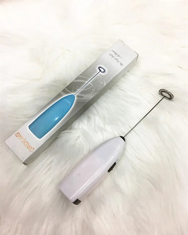 Kitchen Gadget Electric Handle Egg Beater Milk Stirrer Frother Foamer Coffee Whisk Mixer DIY Facial Mask Treater Juice Stirrer