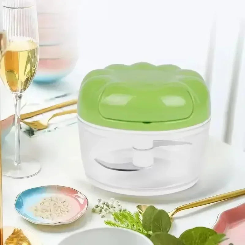 Kitchen Gadgets: Hand Pull Type Garlic Blender, Manual Garlic Masher, Braised Minced Garlic, Vegetables and Meat Grinder