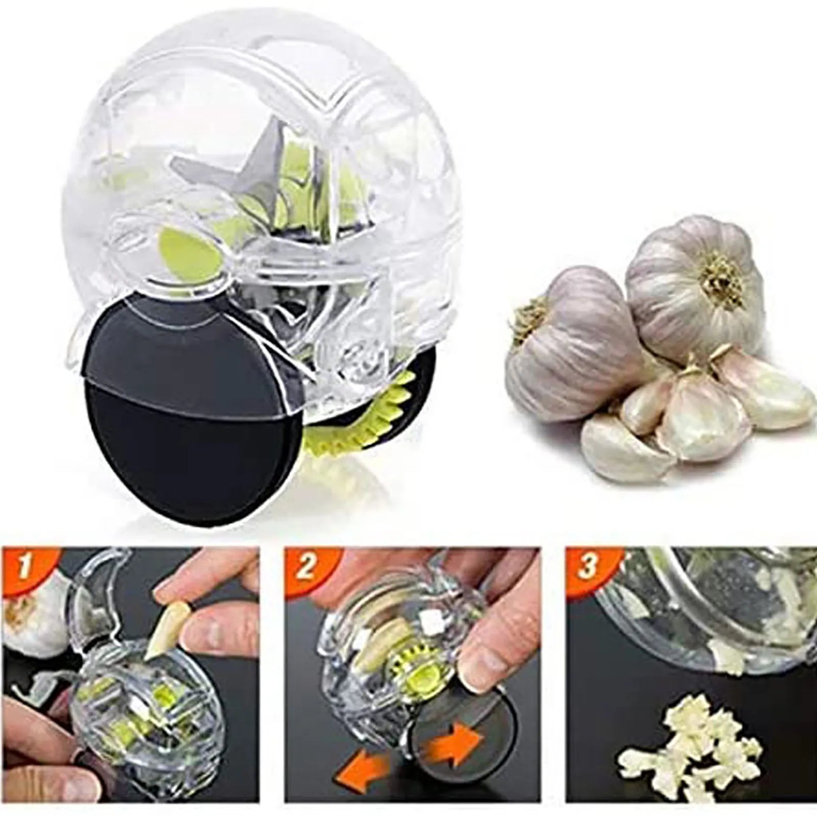 Kitchen Convenient Multi-function Small Tools Roller Garlic Chopper Manual Quick Ginger Masher Kitchen Practical Gadgets